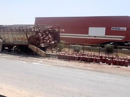 Rajasthan News: कोटपूतली में NH 48 पर बड़ा हादसा टला, LPG सिलेंडर से भरे ट्रक को पीछे से मारी टक्कर Rajasthan News: कोटपूतली में NH 48 पर बड़ा हादसा टला, LPG सिलेंडर से भरे ट्रक को पीछे से मारी टक्कर