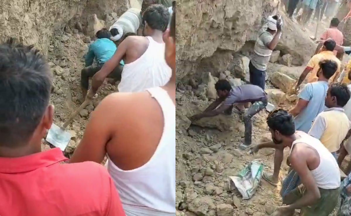 यूपी के कौशांबी में मिट्टी का टीला ढहने से बड़ा हादसा, 5 लोगों की मौत