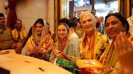 Jacqueline Fernandez Visits Siddhivinayak Temple With Elon Musk's Mother, Maye Musk