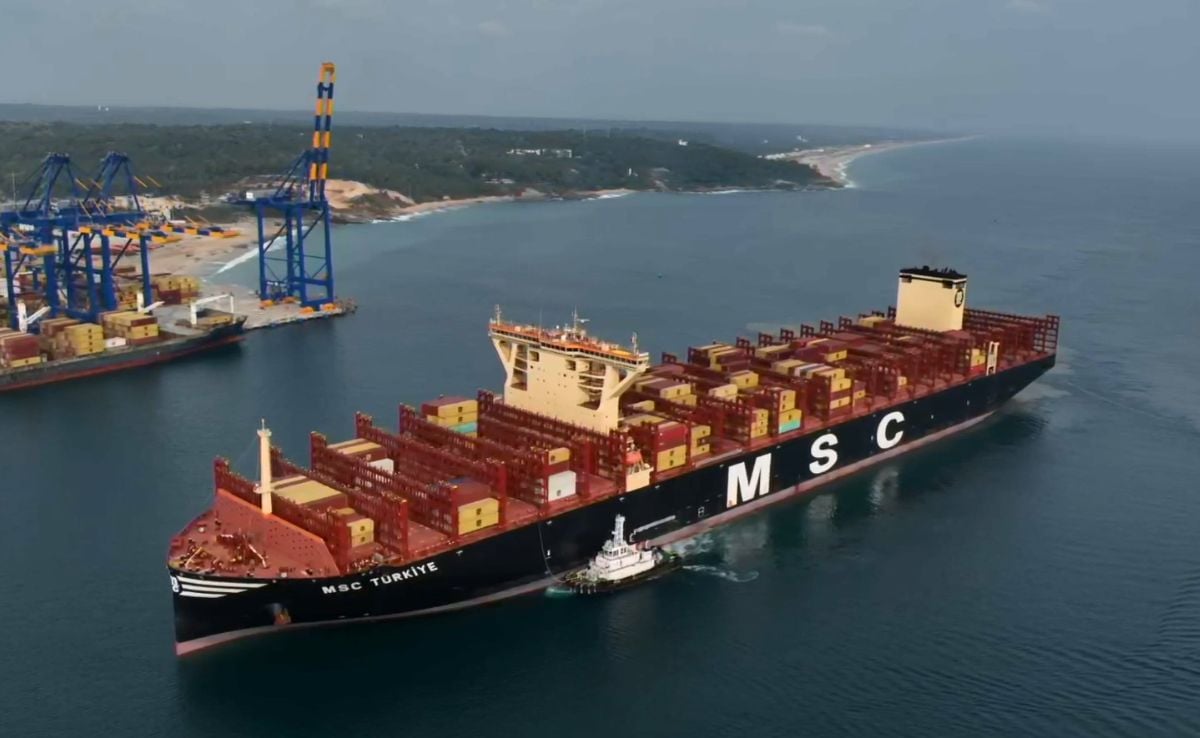 New Delhi Vizhinjam International Seaport днес приветства най големия в света