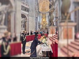 President Murmu Pays Homage To Pope Francis In Vatican City President Murmu Pays Homage To Pope Francis In Vatican City
