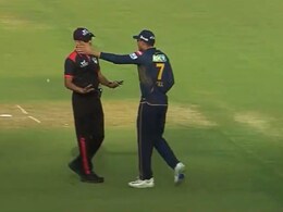 Watch: Gujarat Titans Captain Shubman Gill Argues With Umpires During Match vs Delhi Capitals