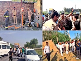 3 Workers Die In Fire After Massive Explosion At Firecracker Factory In UP 3 Workers Die In Fire After Massive Explosion At Firecracker Factory In UP