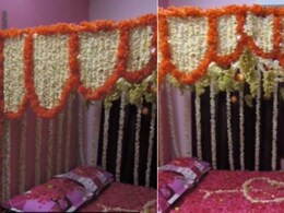 नहीं देखी होगी सुहागरात की ऐसी सेज, भाभी ने देवर के लिए किया गजब कारनामा, फूलों से नहीं फल से की सजावट