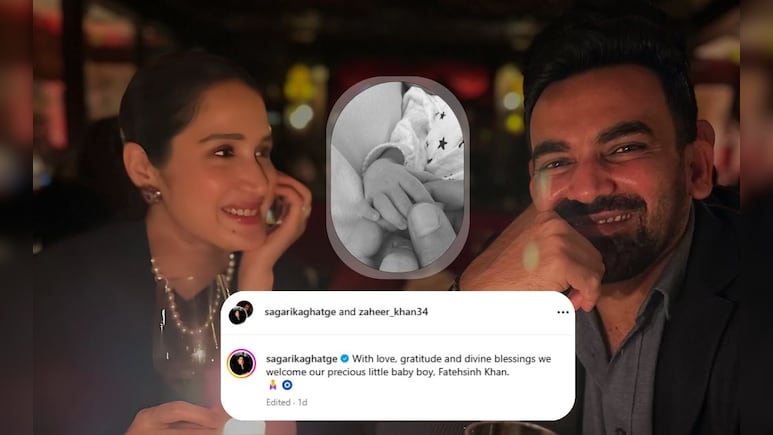 सागरिक घाटगे-झहीर खाननं मुलाचे नाव ठेवले फतेहसिंह, नावात काय आहे? जाणून घ्या इतिहास सागरिक घाटगे-झहीर खाननं मुलाचे नाव ठेवले फतेहसिंह, नावात काय आहे? जाणून घ्या इतिहास