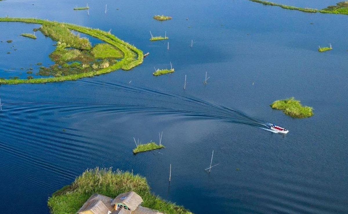 Loktak Lake. Photo: Instagram/mahendrabakle Loktak Lake. Photo: Instagram/mahendrabakle