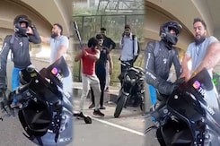 Superbiker Assaulted With Baseball Bat By Bodybuilders In Scorpio In Delhi Superbiker Assaulted With Baseball Bat By Bodybuilders In Scorpio In Delhi