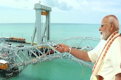 PM Modi Launches New Pamban Bridge, India's First Vertical-Lift Sea Bridge PM Modi Launches New Pamban Bridge, India's First Vertical-Lift Sea Bridge