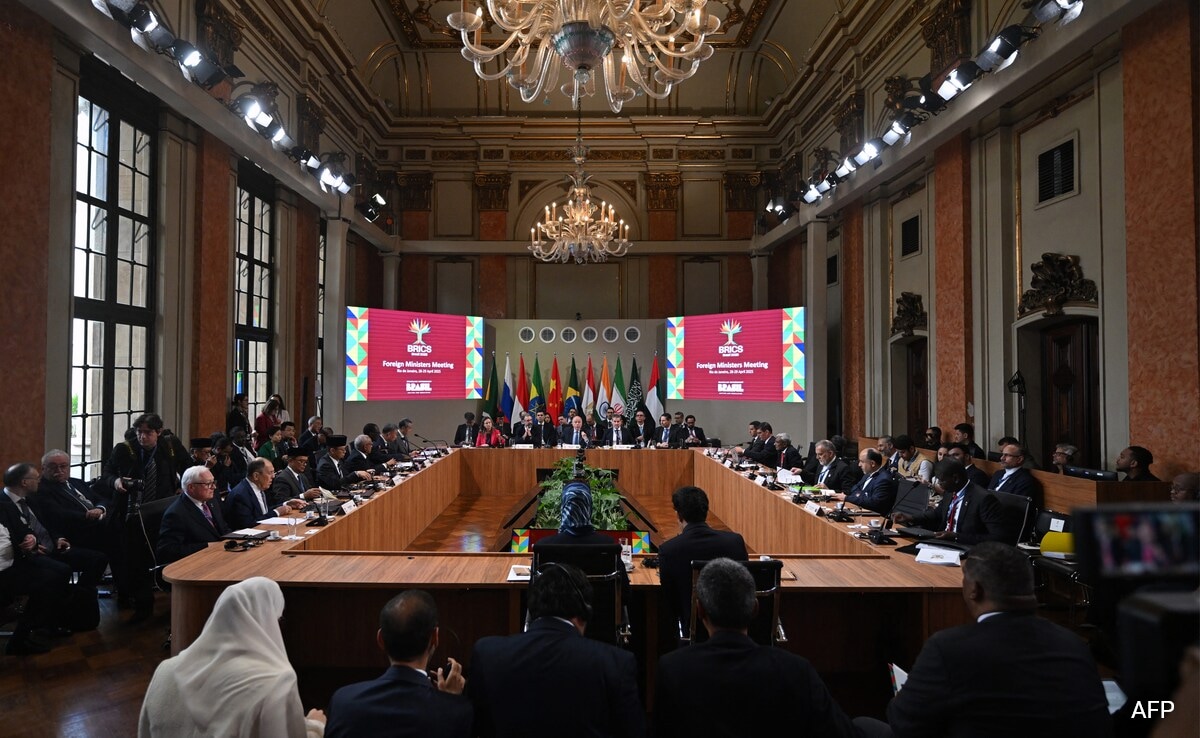 Рио де Жанейро Външните министри на Бразилия Китай Русия и