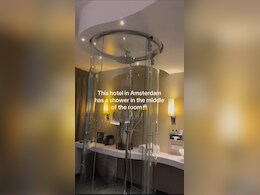 Viral Video Shows Hotel With Shower In Middle Of Room, Internet Has Mixed Reactions