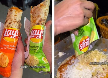 Viral Video: MBA Frankiewala In Thane Serves Rolls In Lay's Packets, And They Are a Hit Viral Video: MBA Frankiewala In Thane Serves Rolls In Lay's Packets, And They Are a Hit