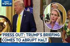 Press Out: Trump's Speech On Iran Nuclear Weapons Comes To Halt As Chaos Erupts In White House Press Out: Trump's Speech On Iran Nuclear Weapons Comes To Halt As Chaos Erupts In White House