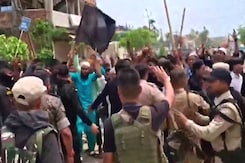 Amid Bengal Tension, Stone-Throwing At Waqf Act Protest In Assam's Silchar Amid Bengal Tension, Stone-Throwing At Waqf Act Protest In Assam's Silchar