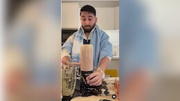 How Orry Makes His Fluffy Iced Coffee With A "Secret Ingredient"