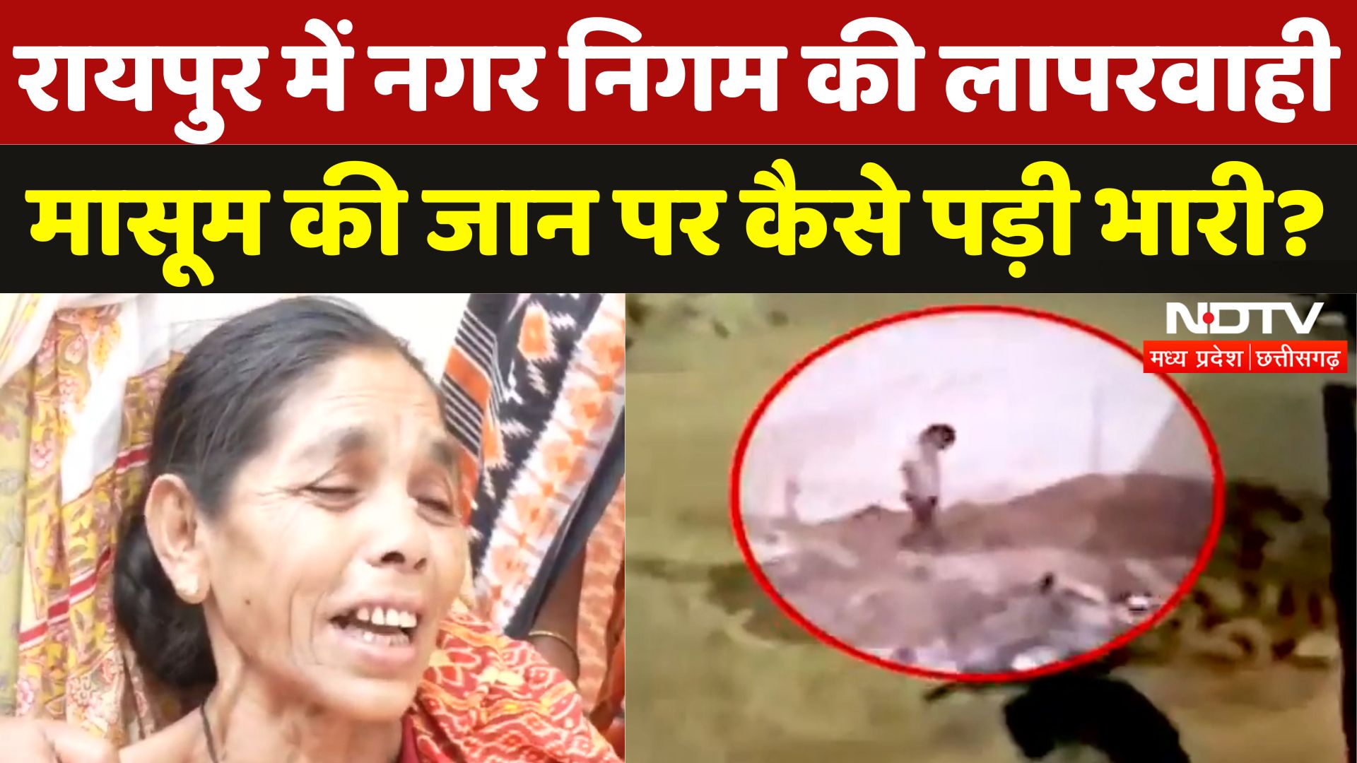 Raipur में 'मौत का गड्ढा'! Nagar Nigam की लापरवाही ने कैसे ले ली मासूम की जान? | Chhattisgarh News