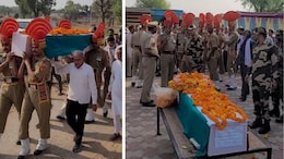 Rajasthan: शहीद BSF जवान का सैन्य सम्मान के साथ अंतिम संस्कार, जैसलमेर में थी तैनाती