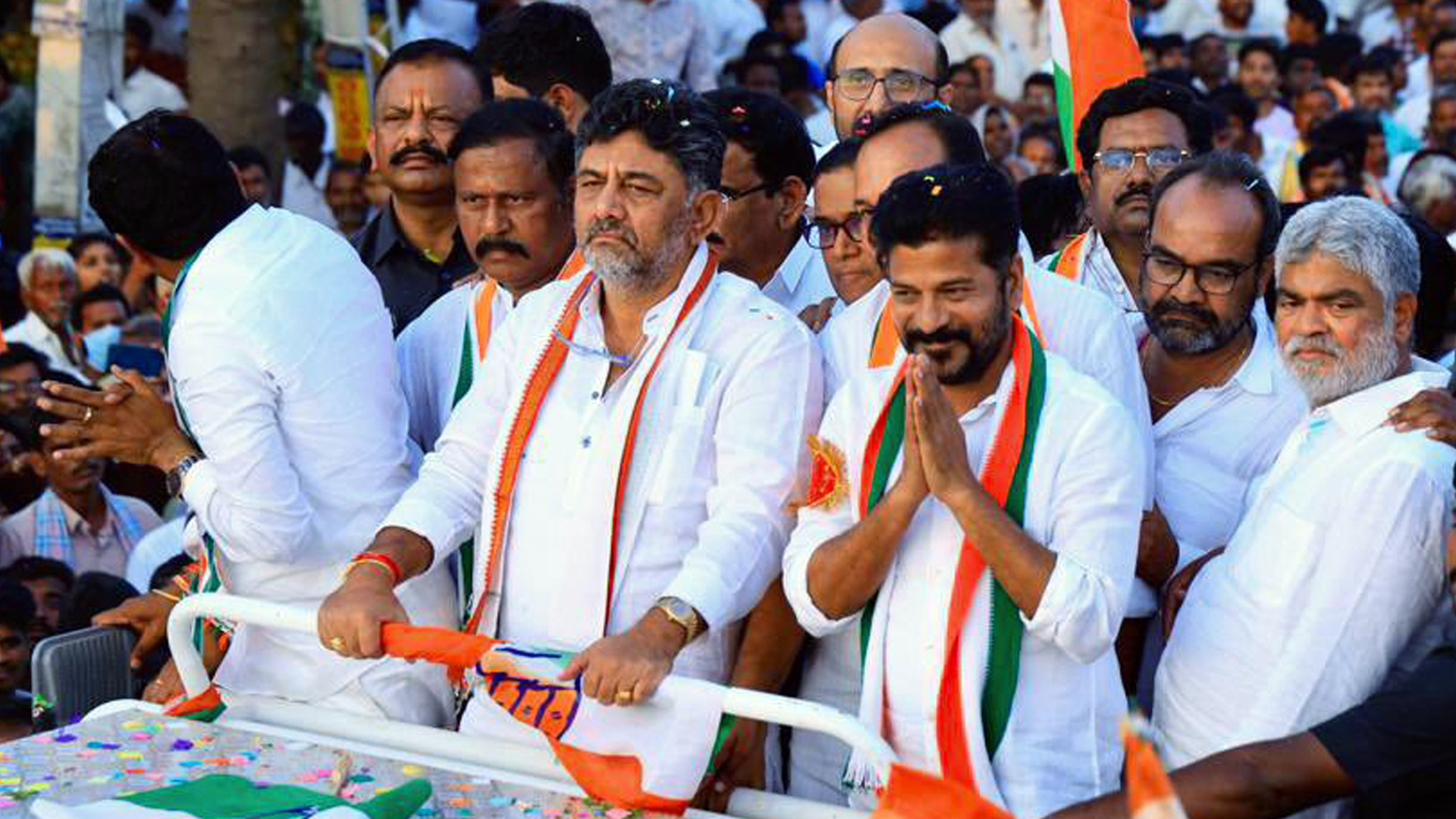 Shivakumar, Revanth Reddy Named In National Herald Case