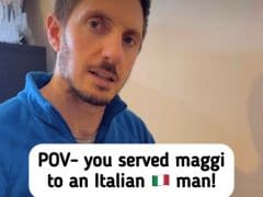 Viral Video: Italian Man Tries Maggi For The First Time, Watch His Reaction Viral Video: Italian Man Tries Maggi For The First Time, Watch His Reaction