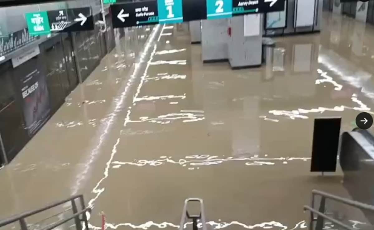 Mumbai Metro Station Flooded, Roof Leaks; Monsoon Arrives Early