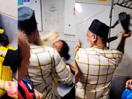 CSMT-अंबरनाथ लोकलच्या दिव्यांग डब्यात महिलेला बेदम मारहाण, खिडकीजवळ बसण्यावरुन वाद; धक्कादायक Video