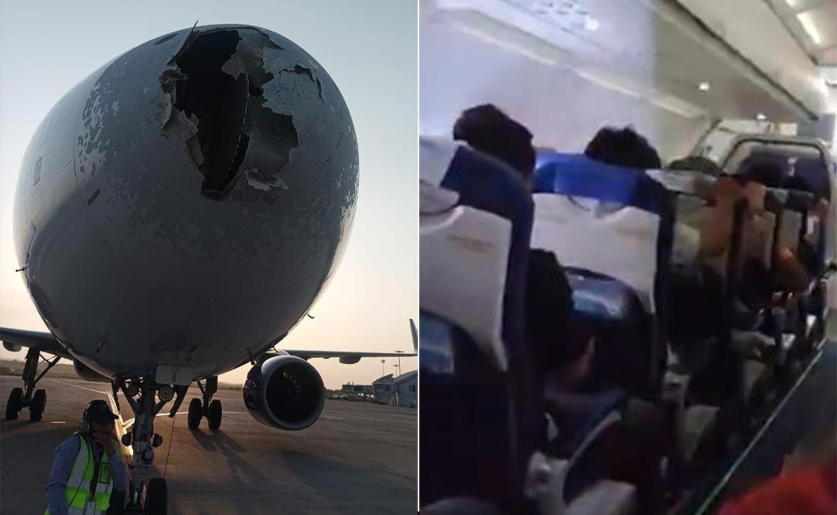 Indigo Flight : दिल्ली से श्रीनगर जा रही इंडिगो फ्लाइट पर बिजली गिरने के बाद की गई इमरजेंसी लैंडिंग... 2