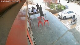 Accident Video: ट्रक को चालू छोड़ ड्राइवर चला गया गुटखा लाने, बड़ी दुर्घटना टली, सीसीटीवी में कैद हुआ हादसा