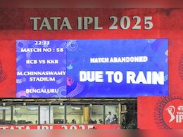 RCB vs KKR :  बारिश की भेंट चढ़ा ये अहम मुकाबला, पिछली बार की चैंपियन केकेआर प्लेऑफ की दौड़ से बाहर
