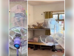 गर्मी भगाने का देसी जुगाड़ देख चौंधिया जाएंगी आंखें,  AC की नहीं पड़ेगी जरूरत, वायरल वीडियो में देखें कूल-कूल रहने का सस्ता जुगाड़ गर्मी भगाने का देसी जुगाड़ देख चौंधिया जाएंगी आंखें,  AC की नहीं पड़ेगी जरूरत, वायरल वीडियो में देखें कूल-कूल रहने का सस्ता जुगाड़