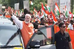 PM Modi's Mega Roadshow In Vadodara, 1st Gujarat Visit Since Op Sindoor PM Modi's Mega Roadshow In Vadodara, 1st Gujarat Visit Since Op Sindoor