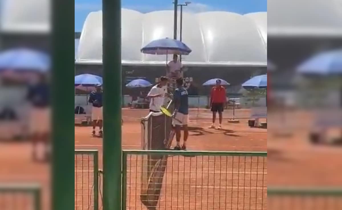 Pakistan Tennis Player's Abject Behaviour After Loss to India In U16 Davis Cup Sparks Outrage. Video