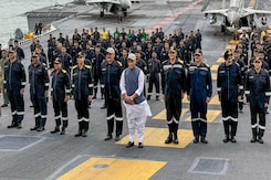 "Pak Would Have Been Split In 4 Parts If...": Rajnath Singh On Navy Strength "Pak Would Have Been Split In 4 Parts If...": Rajnath Singh On Navy Strength