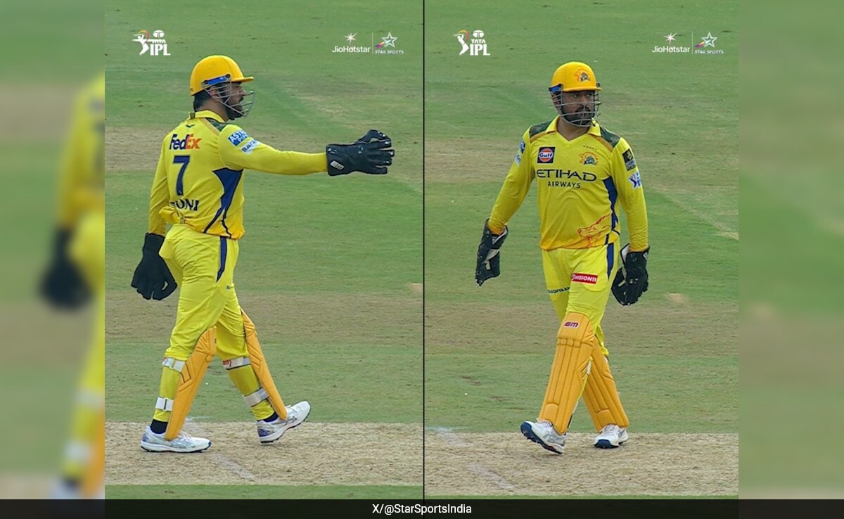 MS Dhoni Gives Up As CSK Duo Refuse To Follow His Instructions. This Happened Next