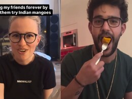Watch: Indian Woman Makes Western Friends Try Desi Mangoes For First Time, Their Reaction Is Priceless