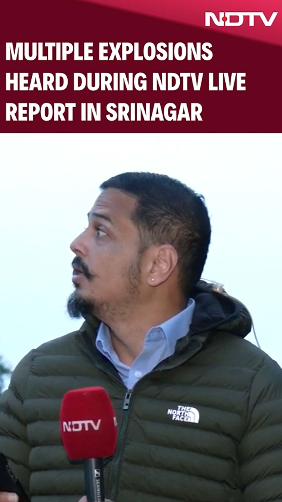 India-Pak Tension | Multiple Explosions Heard During NDTV Live Report In Srinagar