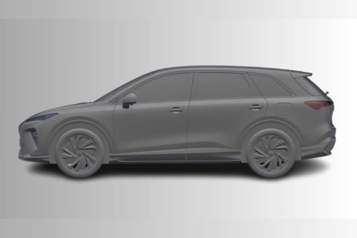 MG electric SUV, side profile MG electric SUV, side profile