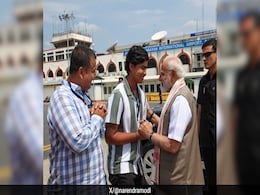 IPL Sensation Vaibhav Suryavanshi Touches PM Modi's Feet In Beautiful Bihar Airport Meet IPL Sensation Vaibhav Suryavanshi Touches PM Modi's Feet In Beautiful Bihar Airport Meet