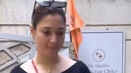 Tamannaah Bhatia Keeps It Street Chic In A Black Tee And Blue Baggy Jeans