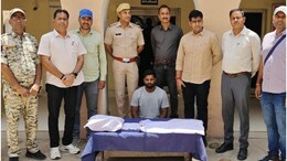 बहरोड़ थाने पर फायरिंग करके गैंगस्टर को छुड़ाकर ले जाने वाला बदमाश गिरफ्तार, पुलिस ने रखा था 1 लाख का इनाम