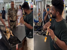 Raipur Airport Staff Asks Musician Carrying Flutes To Play - Watch What Happens Next Raipur Airport Staff Asks Musician Carrying Flutes To Play - Watch What Happens Next