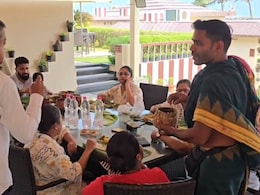 Viral Video Of Priest Serving Puri Temple Food On Dining Table Sparks Row
