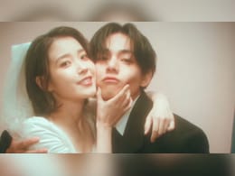 BTS V Takes Leave From Military Service To Attend BFF IU's Birthday. See Pics BTS V Takes Leave From Military Service To Attend BFF IU's Birthday. See Pics