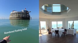 Viral Video Shows Abandoned Floating Hotel In The Middle Of Nowhere, Internet Has Mixed Reactions