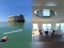 Viral Video Shows Abandoned Floating Hotel In The Middle Of Nowhere, Internet Has Mixed Reactions