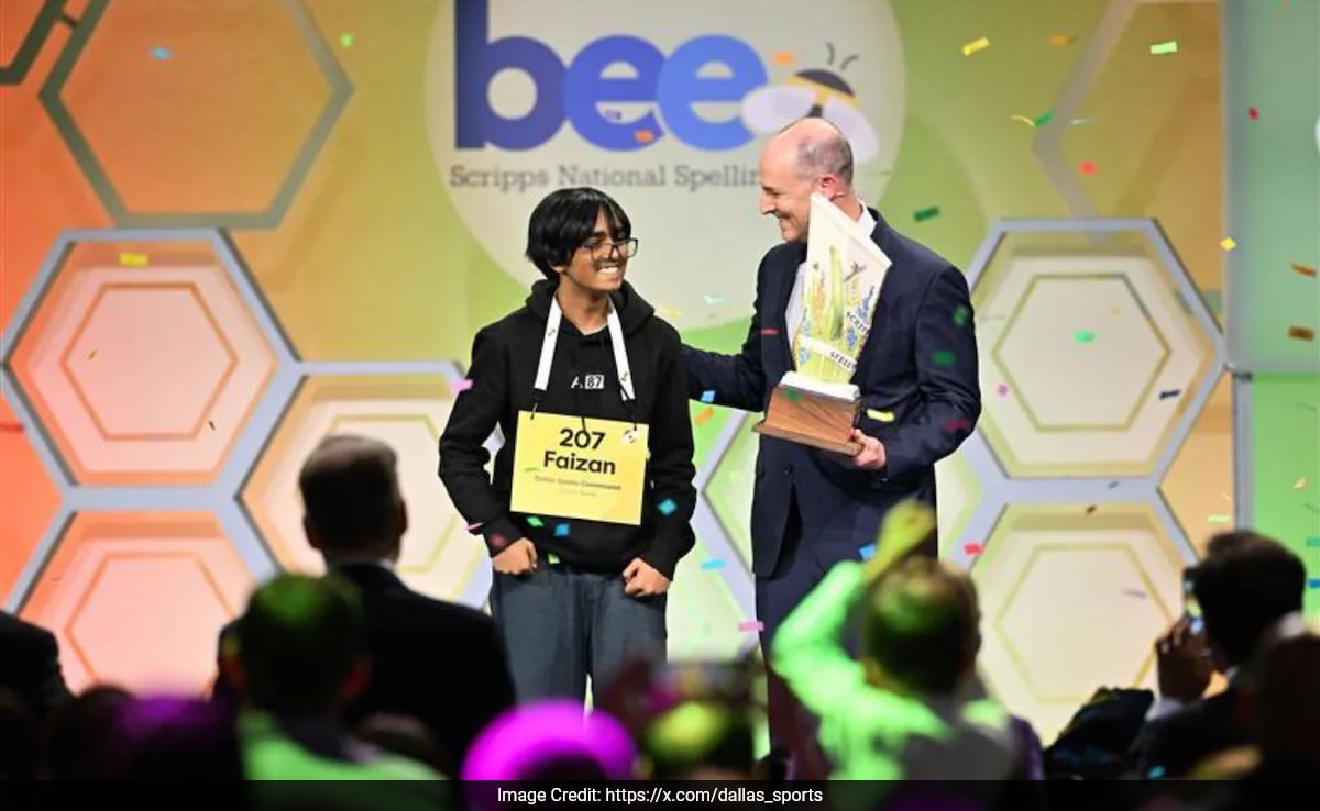 Oxon Hill Ентусиазмът на Faizan Zaki за правопис почти се