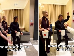 Watch: Tom Cruise And <i>Mission: Impossible 8</i> Team Share Laughs Over Popcorn Toss Challenge