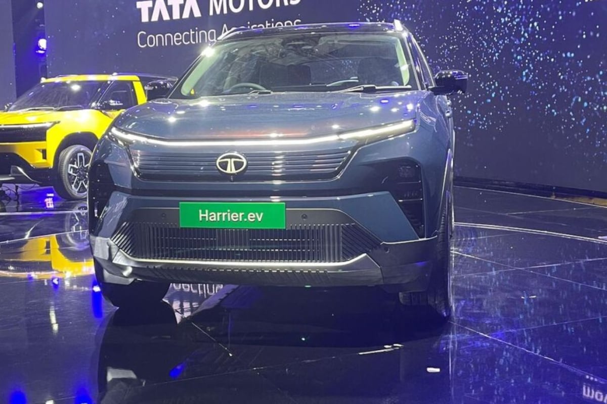 Tata Harrier.ev revealed at BMGE 2025 Tata Harrier.ev revealed at BMGE 2025