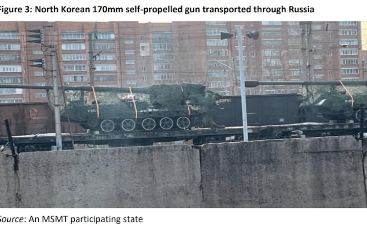 photo of north korea weapons systems moving through russia photo of north korea weapons systems moving through russia