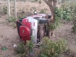 Thunderstorm: पन्ना में भीषण सड़क हादसा, तेज आंधी में अनियंत्रित होकर पलटी कार, सरपंच सहित 3 की मौत, 2 घायल