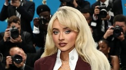 Sabrina Carpenter Looks Fine As An <i>Espresso</i> In A Burgundy Bodysuit From Louis Vuitton