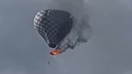 Horror As Man Falls to His Death After Getting Entangled In Burning Hot Air Balloon In Mexico